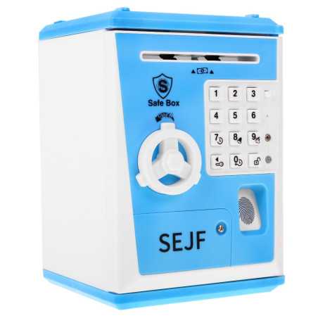 Vaikiškas seifas-taupyklė "Piggy Bank", Mėlynas