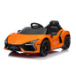Vaikiškas elektromobilis Lamborghini Revuelto, Oranžinis Vaikiškas elektromobilis Lamborghini Revuelto, Oranžinis