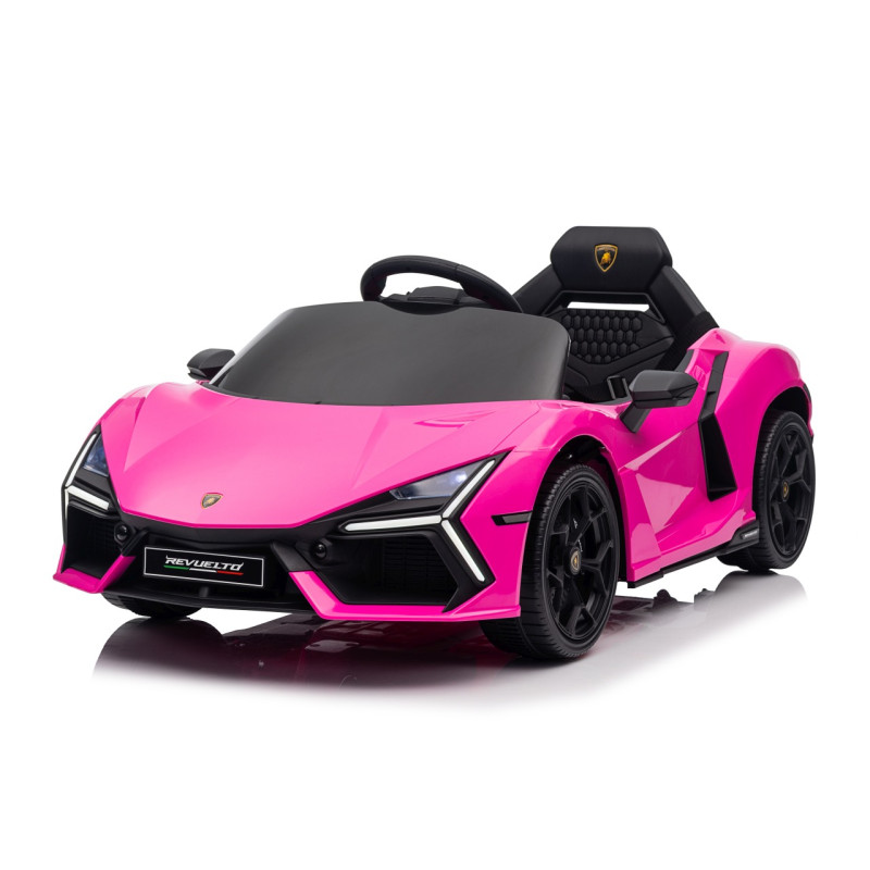 Vaikiškas elektromobilis Lamborghini Revuelto, Rožinis Vaikiškas elektromobilis Lamborghini Revuelto, Rožinis