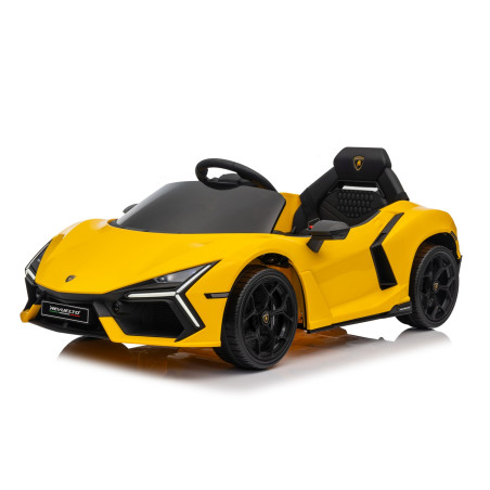 Vaikiškas elektromobilis Lamborghini Revuelto, Geltonas