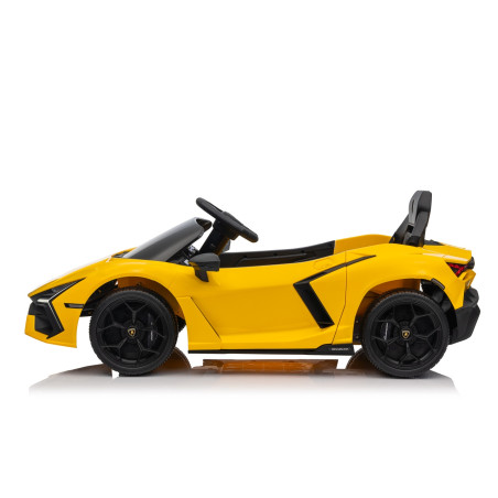 Vaikiškas elektromobilis Lamborghini Revuelto, Geltonas