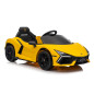 Vaikiškas elektromobilis Lamborghini Revuelto, Geltonas Vaikiškas elektromobilis Lamborghini Revuelto, Geltonas