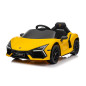Vaikiškas elektromobilis Lamborghini Revuelto, Geltonas Vaikiškas elektromobilis Lamborghini Revuelto, Geltonas