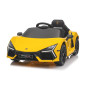 Vaikiškas elektromobilis Lamborghini Revuelto, Geltonas Vaikiškas elektromobilis Lamborghini Revuelto, Geltonas