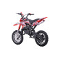Benzininis krosinis motociklas STORM 49CC, Raudonas Benzininis krosinis motociklas STORM 49CC, Raudonas