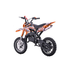 Vaikiškas benzininis motociklas STORM 49CC, Oranžinis