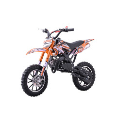 Vaikiškas benzininis motociklas STORM 49CC, Oranžinis