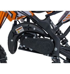 Vaikiškas benzininis motociklas STORM 49CC, Oranžinis