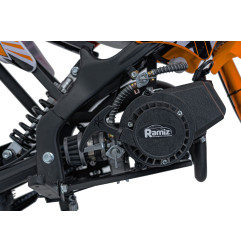Vaikiškas benzininis motociklas STORM 49CC, Oranžinis