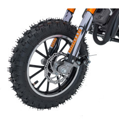Vaikiškas benzininis motociklas STORM 49CC, Oranžinis