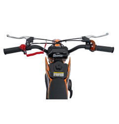 Vaikiškas benzininis motociklas STORM 49CC, Oranžinis