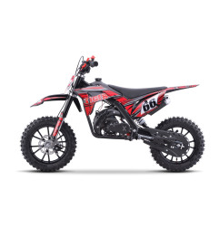 Vaikiškas benzininis motociklas TIGER 49CC, Raudonas
