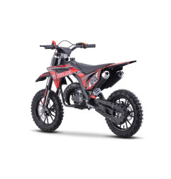 Vaikiškas benzininis motociklas TIGER 49CC, Raudonas
