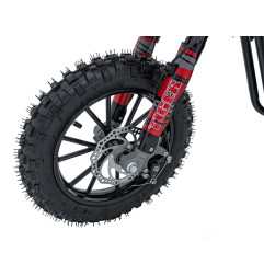Vaikiškas benzininis motociklas TIGER 49CC, Raudonas
