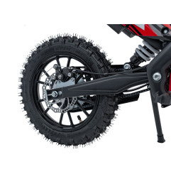 Vaikiškas benzininis motociklas TIGER 49CC, Raudonas