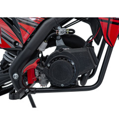 Vaikiškas benzininis motociklas TIGER 49CC, Raudonas