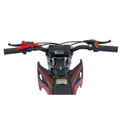 Vaikiškas benzininis motociklas TIGER 49CC, Raudonas
