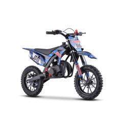 Benzininis krosinis motociklas TIGER 49CC, Mėlynas