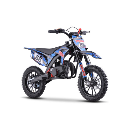 Benzininis krosinis motociklas TIGER 49CC, Mėlynas