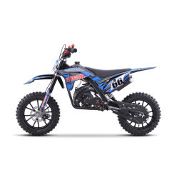 Vaikiškas benzininis motociklas TIGER 49CC, Mėlynas