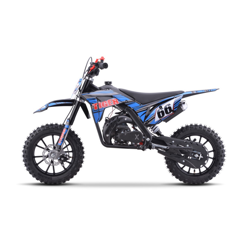 Benzininis krosinis motociklas TIGER 49CC, Mėlynas Benzininis krosinis motociklas TIGER 49CC, Mėlynas