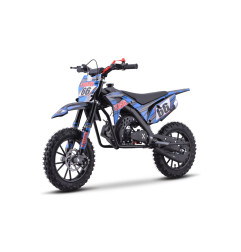 Vaikiškas benzininis motociklas TIGER 49CC, Mėlynas
