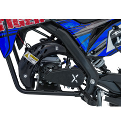 Vaikiškas benzininis motociklas TIGER 49CC, Mėlynas
