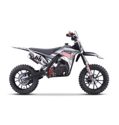 Vaikiškas benzininis motociklas TIGER 49CC, Juodas