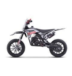 Vaikiškas benzininis motociklas TIGER 49CC, Juodas