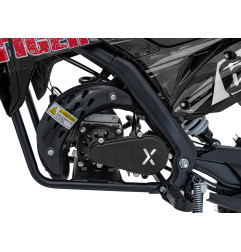 Vaikiškas benzininis motociklas TIGER 49CC, Juodas