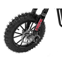 Vaikiškas benzininis motociklas TIGER 49CC, Juodas