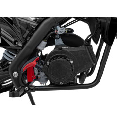 Vaikiškas benzininis motociklas TIGER 49CC, Juodas