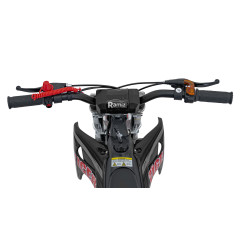 Vaikiškas benzininis motociklas TIGER 49CC, Juodas