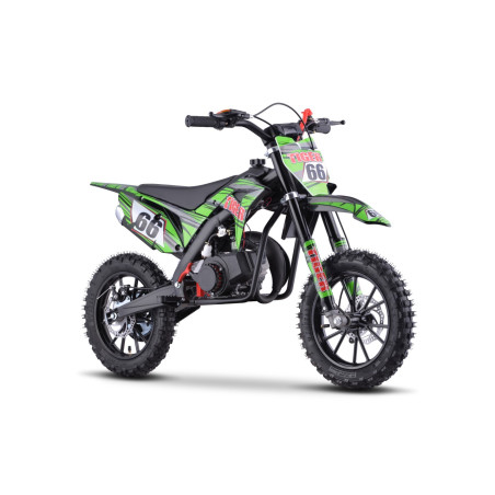 Benzininis krosinis motociklas TIGER 49CC, Žalias