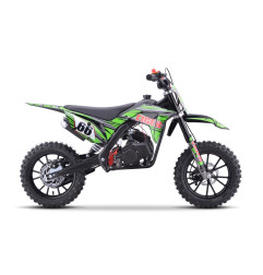 Vaikiškas benzininis motociklas TIGER 49CC, Žalias