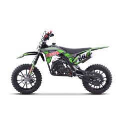 Vaikiškas benzininis motociklas TIGER 49CC, Žalias