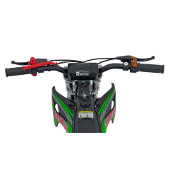 Vaikiškas benzininis motociklas TIGER 49CC, Žalias