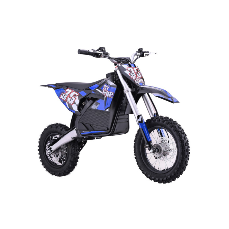 Vaikiškas elektrinis sportinis motociklas PIT BIKE, Mėlynas Vaikiškas elektrinis sportinis motociklas PIT BIKE, Mėlynas