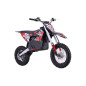 Vaikiškas elektrinis sportinis motociklas PIT BIKE, Raudonas