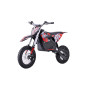 Vaikiškas elektrinis sportinis motociklas PIT BIKE, Raudonas
