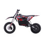 Vaikiškas elektrinis sportinis motociklas PIT BIKE, Raudonas