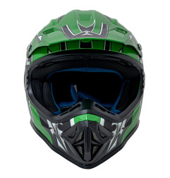 "Enduro" motociklininko šalmas žalias S - 3