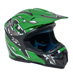 "Enduro" motociklininko šalmas žalias S - 4