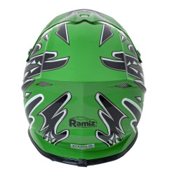 "Enduro" motociklininko šalmas žalias S - 6