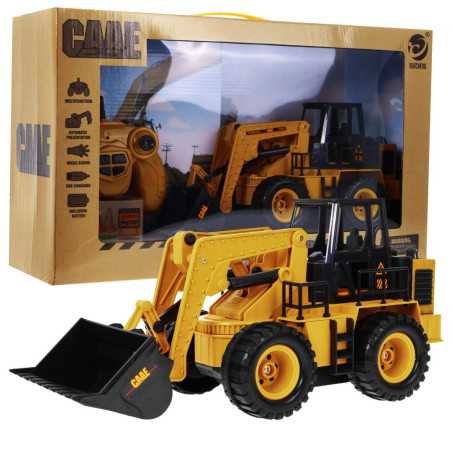 RC valdomas buldozeris 1:24, su priedais