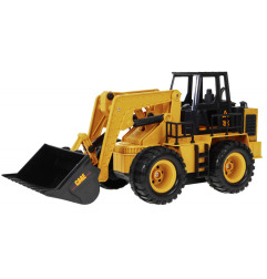 RC valdomas buldozeris 1:24, su priedais