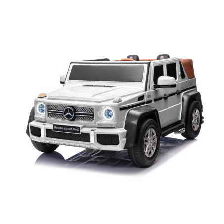 Vaikiškas elektromobilis Mercedes Benz MAYBACH G650 STRONG, Baltas