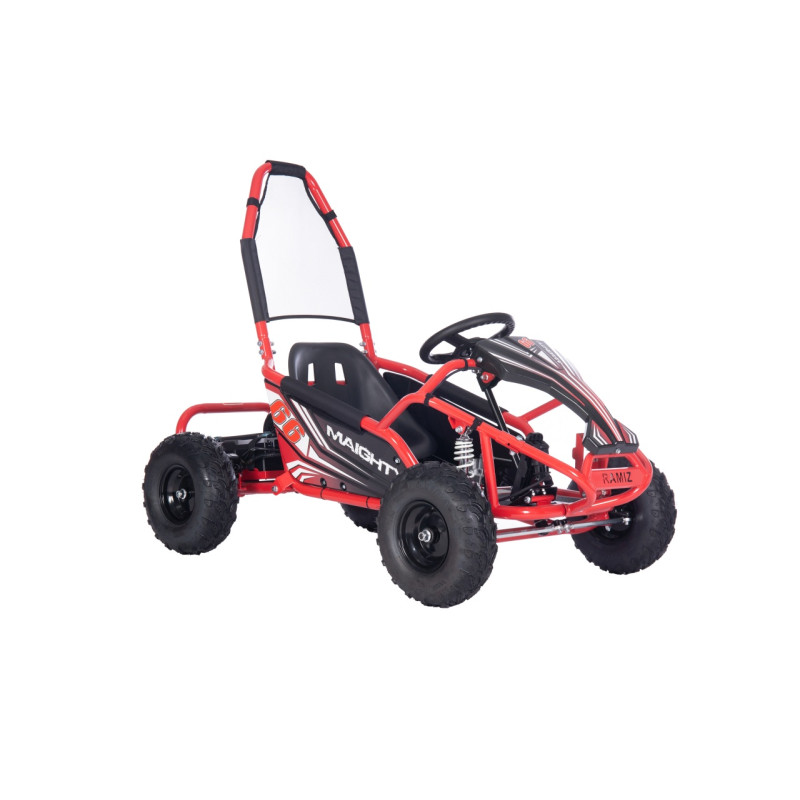 Vaikiškas Elektrinis Kartingas MAIGHTY, Raudonas Vaikiškas Elektrinis Kartingas MAIGHTY, Raudonas