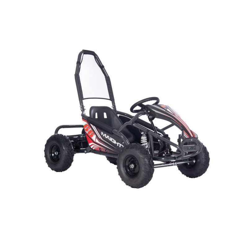 Vaikiškas Elektrinis Kartingas MAIGHTY, Juodas Vaikiškas Elektrinis Kartingas MAIGHTY, Juodas