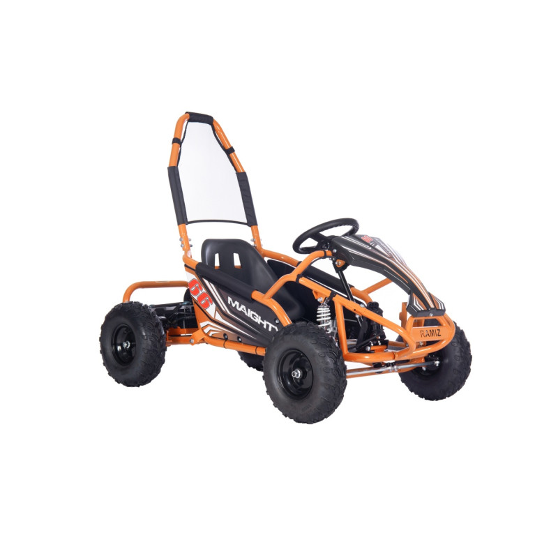 Vaikiškas Elektrinis Kartingas MAIGHTY, Oranžinis Vaikiškas Elektrinis Kartingas MAIGHTY, Oranžinis